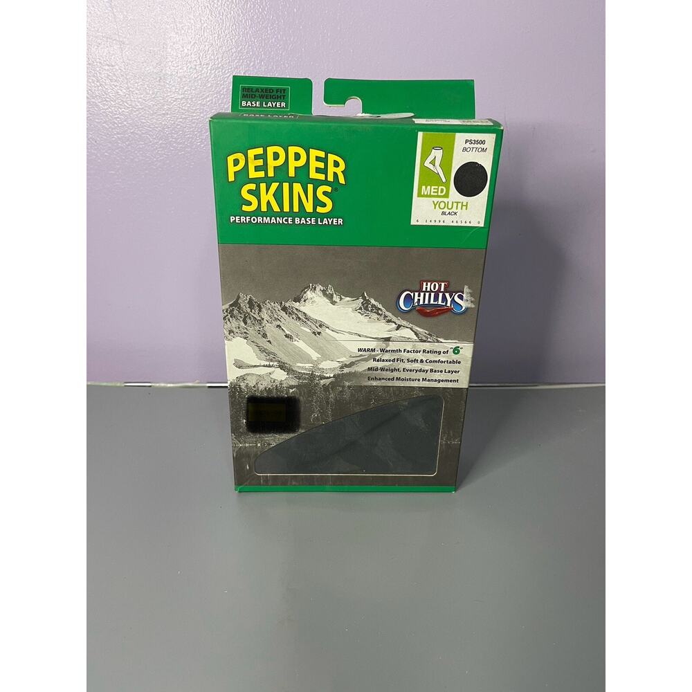Pepper Skins Performance Base Layer Youth Bottom Black Size M